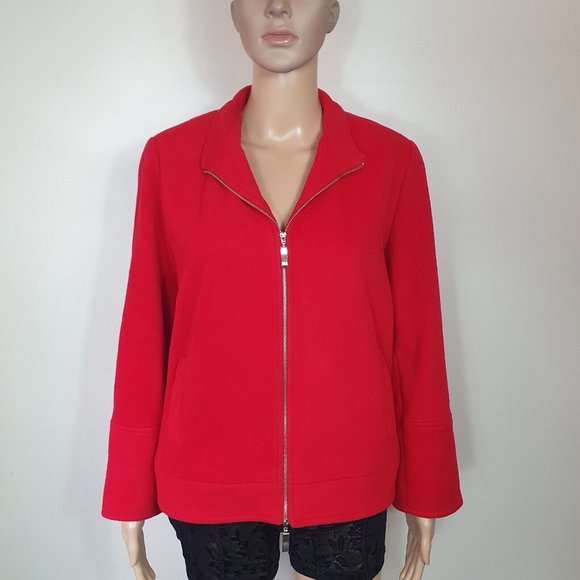 Ignazia Jackets & Blazers - NWOT  jacket coat wool + cashmere Sze 16 red Ignazia Australia Made NEW winter